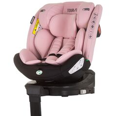 Scaun auto Chipolino Tourino I-Size 40-150 cm flamingo cu sistem Isofix, Culoare: Roz, Grupa: 0-36kg (0 luni - 12 ani)