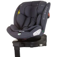 Scaun auto Chipolino Tourino I-Size 40-150 cm granite cu sistem Isofix, Culoare: Gri, Grupa: 0-36kg (0 luni - 12 ani)