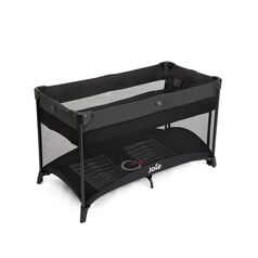 Joie - Patut pliant cu 2 niveluri Allura 120 cm, Shale, Culoare: Negru, Dimensiuni: 120x60