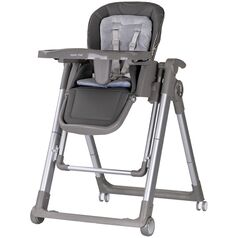 Scaun de masa Chipolino Super Chef 2 in 1 cloud, Culoare: Gri