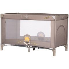 Patut pliabil Chipolino Capri Lion beige, Culoare: Bej, Dimensiuni: 120x60