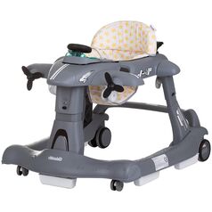 Premergator Chipolino Airplane 3 in 1 grey, Culoare: Gri