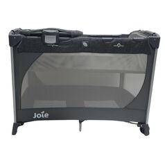 Joie - Patut pliant Commuter Change Gray Marble, cu cosulet detasabil inclus, Culoare: Gri, Dimensiuni: 105x70