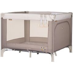 Tarc de joaca pliabil Chipolino Pop Up Bear beige, Culoare: Bej, Dimensiuni: 100x100