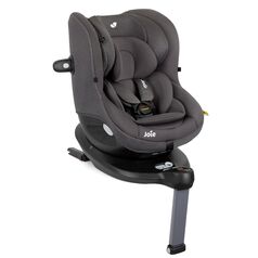 Joie - Scaun auto i-Spin 360° Thunder, 40-105 cm, testat ADAC si certificat R129, Culoare: Gri, Grupa: 0-18kg (0 luni - 4 ani)