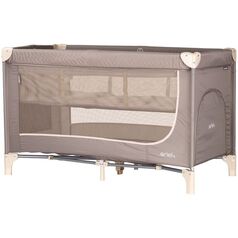 Patut pliabil Chipolino Ariel tiramisu, Culoare: Crem, Dimensiuni: 120x60