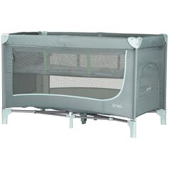 Patut pliabil Chipolino Ariel basil, Culoare: Verde, Dimensiuni: 120x60