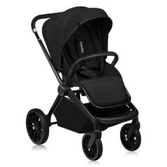 Carucior sport, Lionelo, Mika Plus, Pana la 22 kg, 6-48 luni, Negru, Culoare: Negru, Model: sport