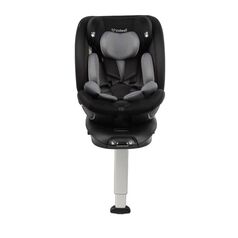 Scaun auto cu ISOFIX Kidwell GoCar, grupa 40-135 cm, i-Size, omologare R129 - Negru-Gri, Culoare: Gri/Negru, Grupa: 0-36kg (0 luni - 12 ani)