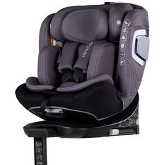 Scaun auto Chipolino Clima Air I-Size 40-150 cm cu sistem Isofix si sezut rotativ anthracite, Culoare: Gri, Grupa: 0-36kg (0 luni - 12 ani)