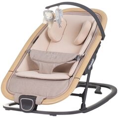 Scaunel balansoar Chipolino Senso biscotta wood, Culoare: Crem