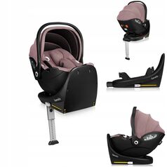 Scoica auto, Lionelo, Moxie, i-Size, Include baza rotativa 360 cu picior de fixare, 40-87 cm, Conform R129, Mov, Culoare: Mov, Grupa: 0-13kg (0 luni - 12 luni)