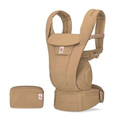 Marsupiu Ergobaby Omni Deluxe Cotton Camel, Culoare: Crem
