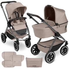 Carucior 2 in  1 Samba 2 Camel - Abc Design, Culoare: Crem, Model: 2 in 1