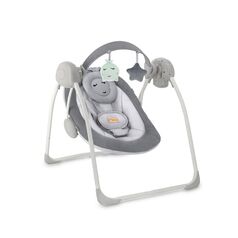 Leagan Electric pentru Bebeluşi MoMi Liss - Grey, Culoare: Gri