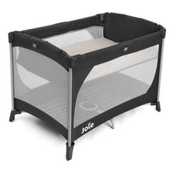 Joie - Patut pliant cu 2 niveluri Allura 120 cm, Black Ink, Culoare: Negru/Gri, Dimensiuni: 120x60