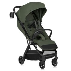 Carucior sport, Lionelo, Bess, Pana la 22 kg, 6 luni+, Verde, Culoare: Verde inchis, Model: sport