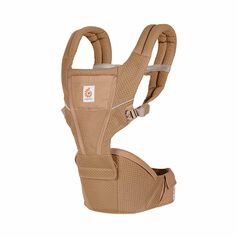 Marsupiu Alta Hip Ergobaby, 4 luni - 4 ani , 5.5-20.4 kg, Camel Brown, Culoare: Maro