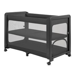 Patut multifunctional, Lionelo, Patty, 5 in 1, 0- 36 luni, Co-sleeper, Tarc de joaca, Patut de calatorie, Gri