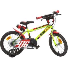Bicicleta copii Dino Bikes 16" 416 galben, Culoare: Galben, Dimensiuni: 16 inch