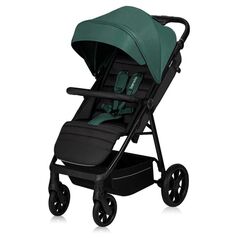 Carucior sport, Lionelo, Mira, Pana la 22 kg, 6 luni+, Verde, Culoare: Verde inchis, Model: sport