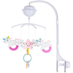 Carusel muzical pentru patut cu proiector Chipolino Unicorn