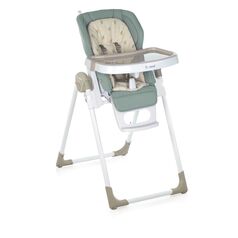 Scaun de masa si Balansoar, Jane, Mila 2 in 1, 0 luni+, Botanic, Culoare: Verde inchis