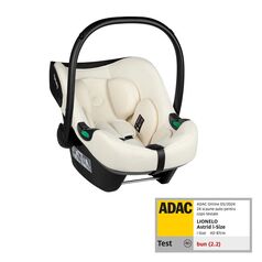 Scoica auto, Lionelo, i-Size Astrid, 0-13 Kg, 40-87 cm, Testat ADAC, Conform cu standardul european de securitate R129, Crem, Culoare: Crem, Grupa: 0-13kg (0 luni - 12 luni)