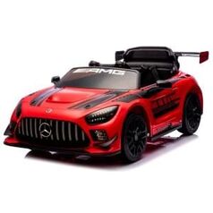 Masinuta electrica cu telecomanda MERCEDES GT3 EVO, Rosu, Culoare: Rosu, Capacitate acumulator: 12V