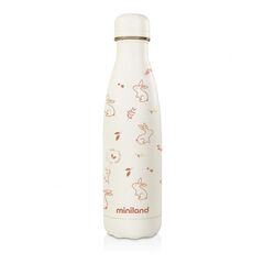 Sticla Termos 500 ml Natur Bunny Miniland Baby, Culoare: Portocaliu, Cantitate: 500ml
