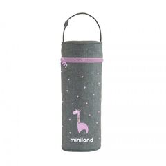 Gentuta Izoterma Thermibag Silky 350 ml Rose Miniland Baby, Culoare: Roz, Cantitate: 350ml