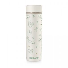 Termos Lichide 450 ml Natur Chip Miniland Baby, Culoare: Verde, Cantitate: 450ml