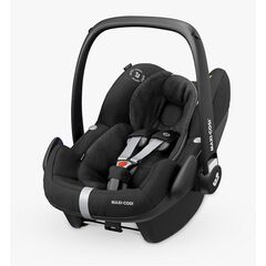 Pachet Cos auto Maxi Cosi Pebble Pro i-size si baza auto Familyfix3 Essential Black, Culoare: Negru, Grupa: 0-13kg (0 luni - 12 luni)