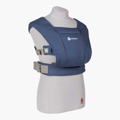 Marsupiu Ergobaby Embrace Soft Navy, Culoare: Albastru