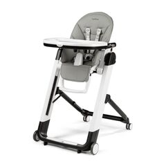 Scaun De Masa Peg Perego, Siesta 2 in 1 Follow Me Ice, Culoare: Gri deschis
