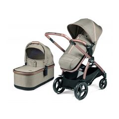Carucior Ypsi Combo, Peg Perego, Mon Amour, Culoare: Crem