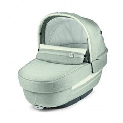 Landou Peg Perego Culla Elite, Luxe Pure, 0-10 kg, Culoare: Gri deschis