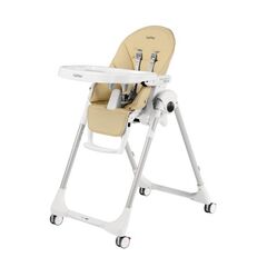 Scaun de masa Prima Pappa Zero, Peg Perego, Follow Me Paloma, Culoare: Crem
