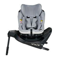 Scaun auto rotativ BeSafe iZi Turn i-Size Peak Mesh, Culoare: Gri deschis, Grupa: 61-105cm (4luni - 4ani)