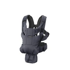 BabyBjorn - Marsupiu anatomic Move, Antracit 3D Mesh, Culoare: Negru