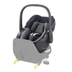 Scaun Auto I-Size Pebble 360 + Baza FamilyFix 360 Maxi-Cosi Essential Graphite, Culoare: Gri, Grupa: 0-13kg (0 luni - 12 luni)