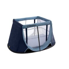 Patut Pliant Pop Up Blue Whale Aeromoov, Culoare: Albastru, Dimensiuni: 120x60