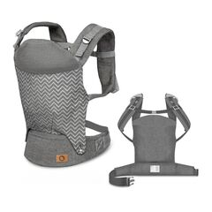 Lionelo - Marsupiu 2 in 1 Margareet, Wave, Culoare: Gri