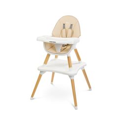 Scaun de masa transformabil Caretero TUVA Beige, Culoare: Crem