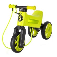 Bicicleta fara pedale Funny Wheels Rider SuperSport 2 in 1 Lime, Culoare: Verde