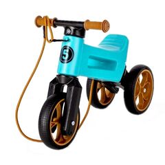 Bicicleta fara pedale Funny Wheels Rider SuperSport 2 in 1 Aqua, Culoare: Albastru
