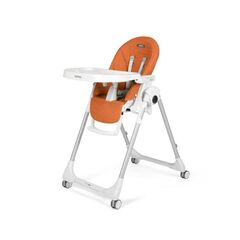 Scaun de masa 2 in 1 Peg Perego Prima Pappa Zero Follow Me, 0-15 Kg, Wonder Orange, Portocaliu, Culoare: Portocaliu