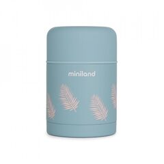 Termos mancare solida Terra Palms 600 ml Miniland, Culoare: Albastru, Cantitate: 600ml