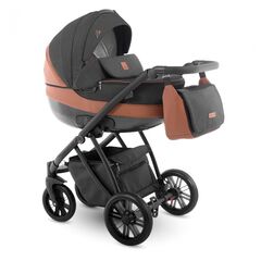 Carucior 3 in 1 Camarelo ZEO 3, Culoare: Portocaliu