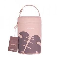 Geanta izoterma Thermibag Terra Leaves 700 ml Miniland, Culoare: Mov, Cantitate: 700ml
